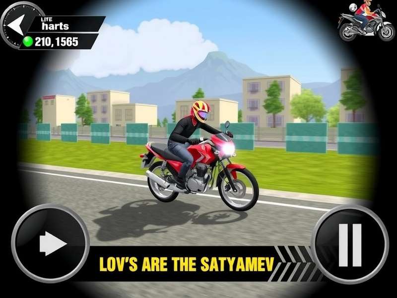 Satyamev Jayate Cyclist Game Screenshot